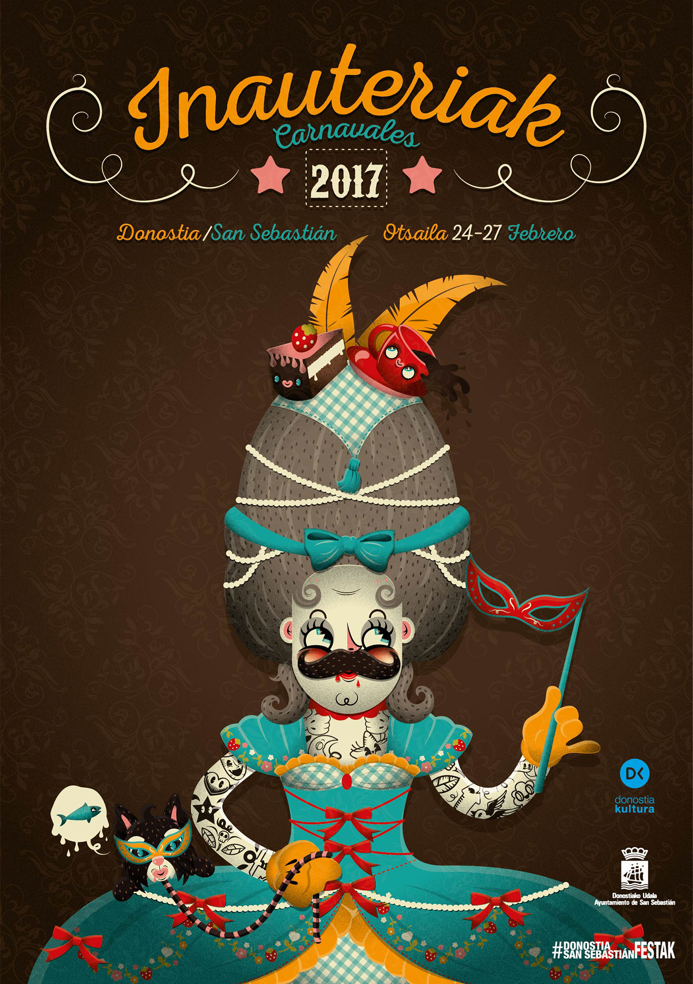 cartel carnavales Donostia 2017